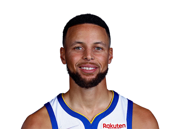 2021-2022 season headshot of basketball player Steph Curry.